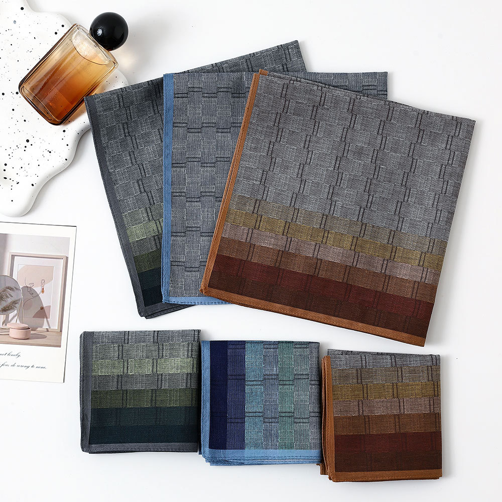 Handkerchief Cotton Men - Katoenen zakdoek voor heren, geverfd in