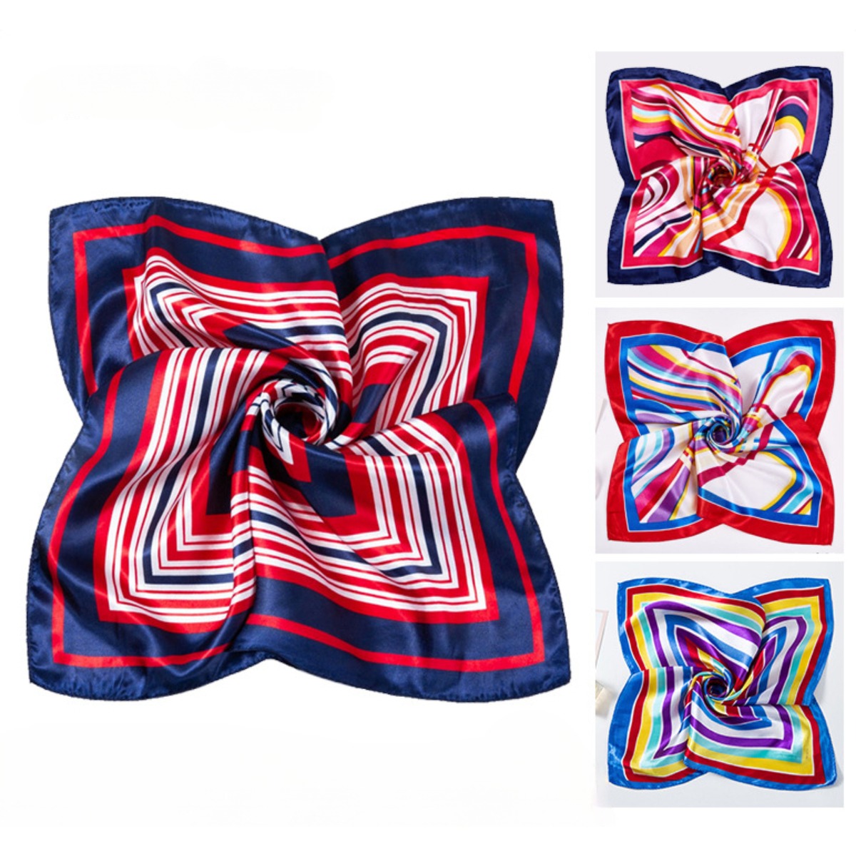 Scarf Silk Square - 50*50 cm Vierkante Zijden Sjaals Sjaal