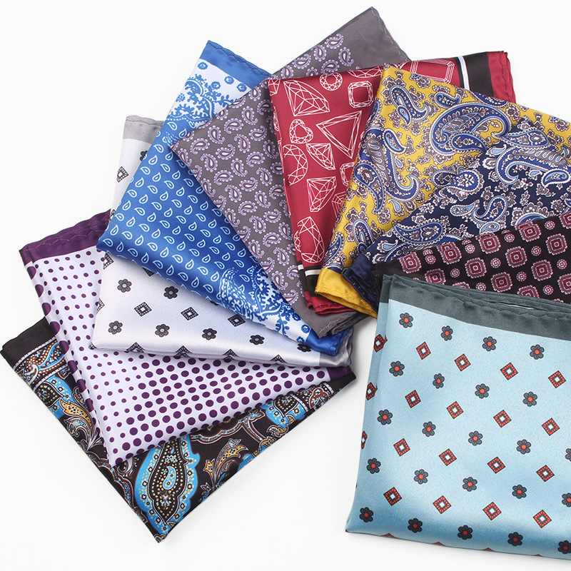 Pocket Square Set - Heren Zakdoek Voor Paisley Kunstzijde Sjaal