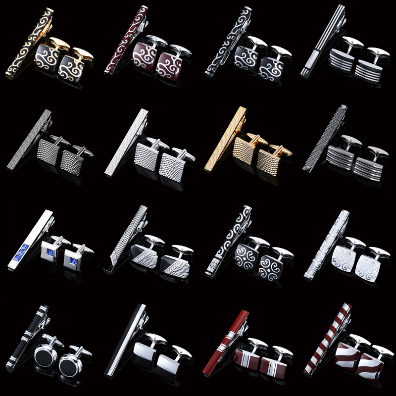 Tie Bar Set Gift - Hoge Kwaliteit Manchetknopen En Tie Clip