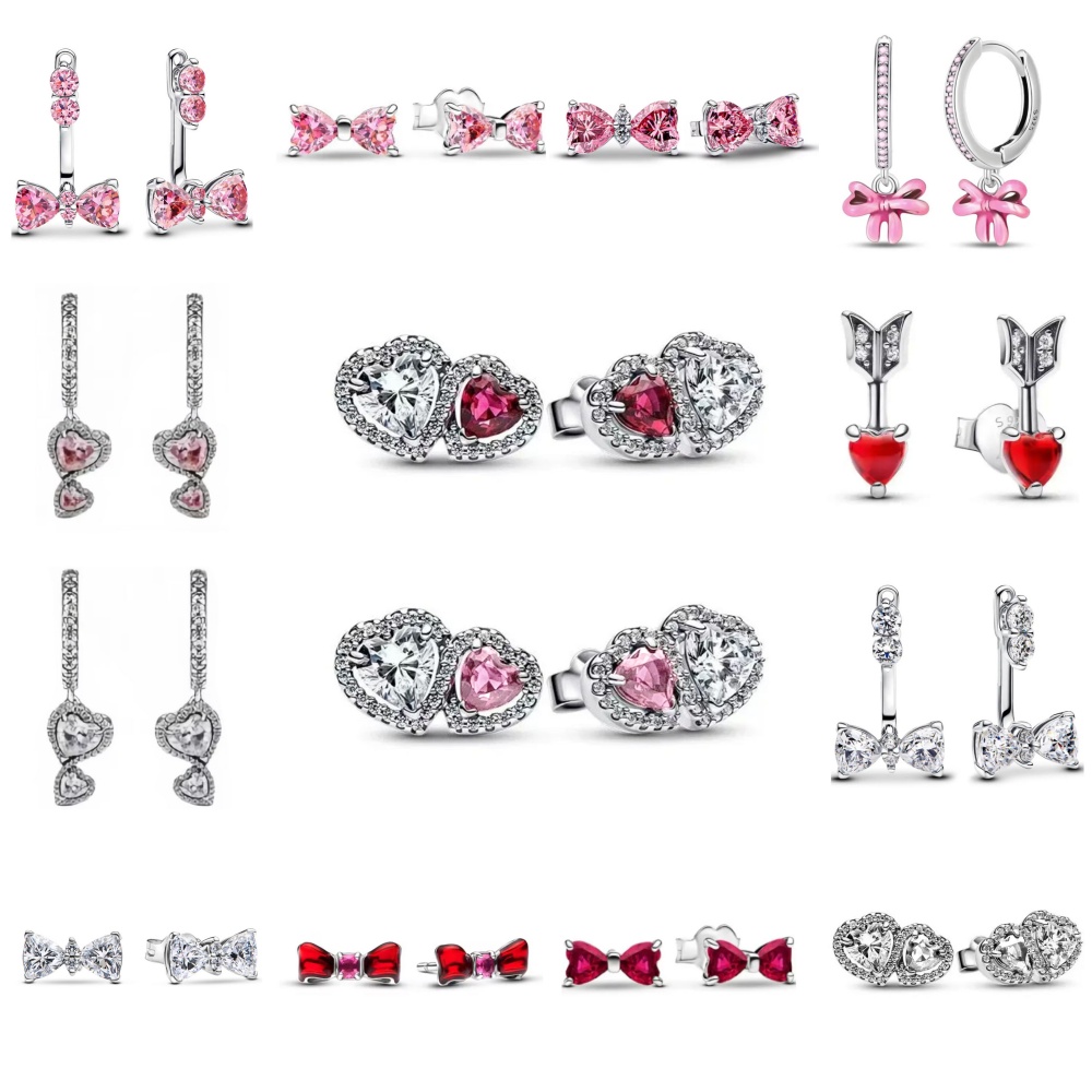 Tie Clip Silver - Europese nieuwe 925 zilveren witte roze