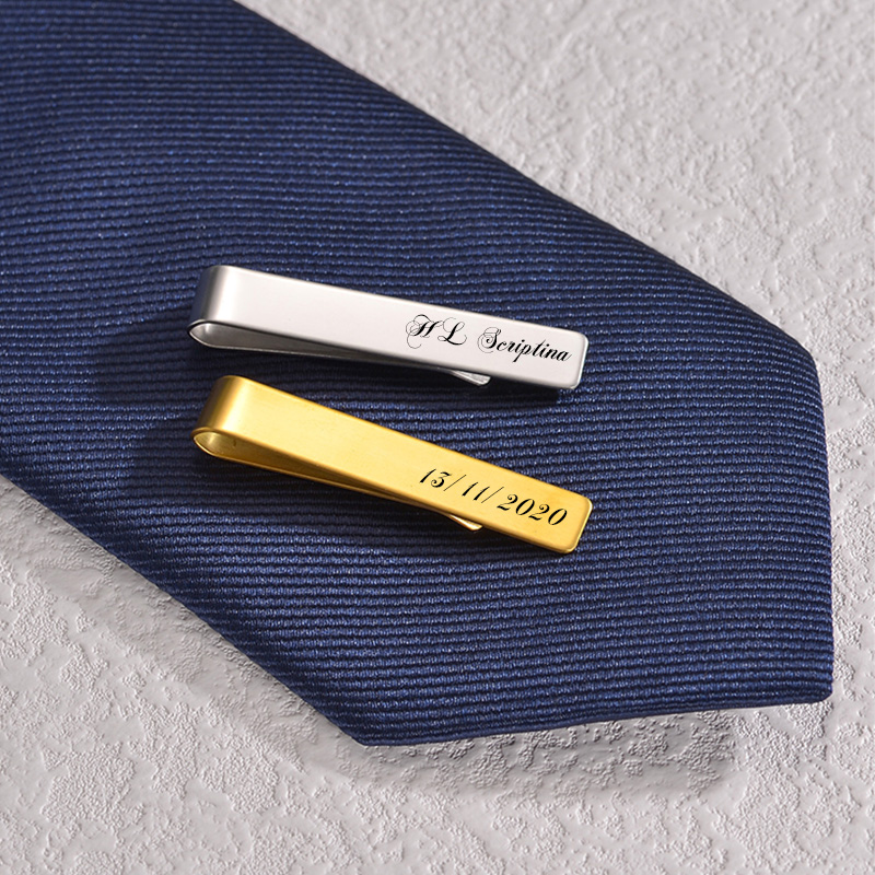 Roestvrijstalen Gegraveerde Na - Tie Bar Set Gift recensie en prijs