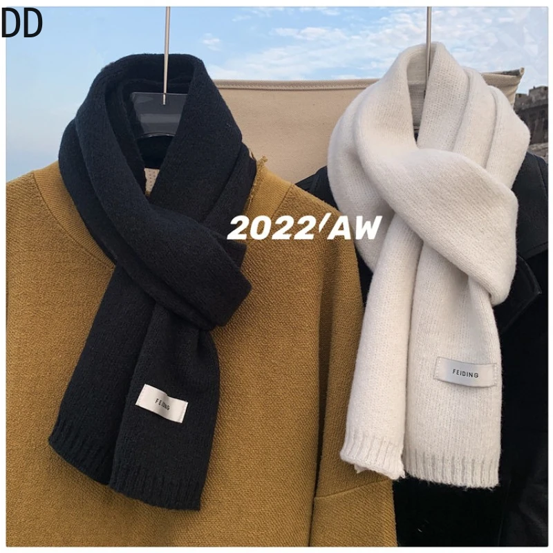 Eenvoudige chique effen zachte - Muffler Men Wool recensie en prijs