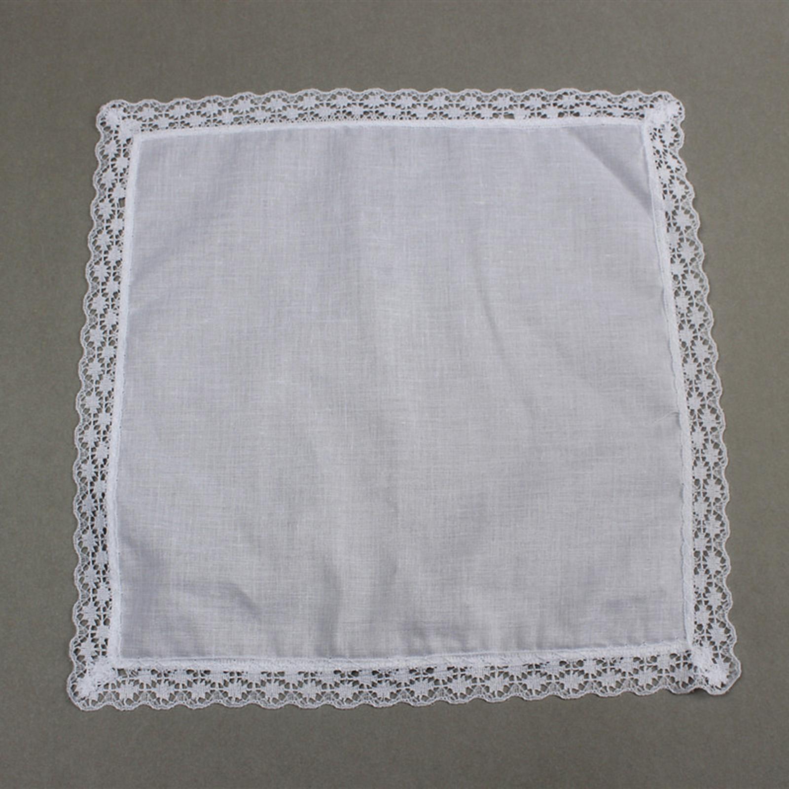 6x Zuiver Witte Kant Zakdoeken - Handkerchief Cotton Men recensie en prijs