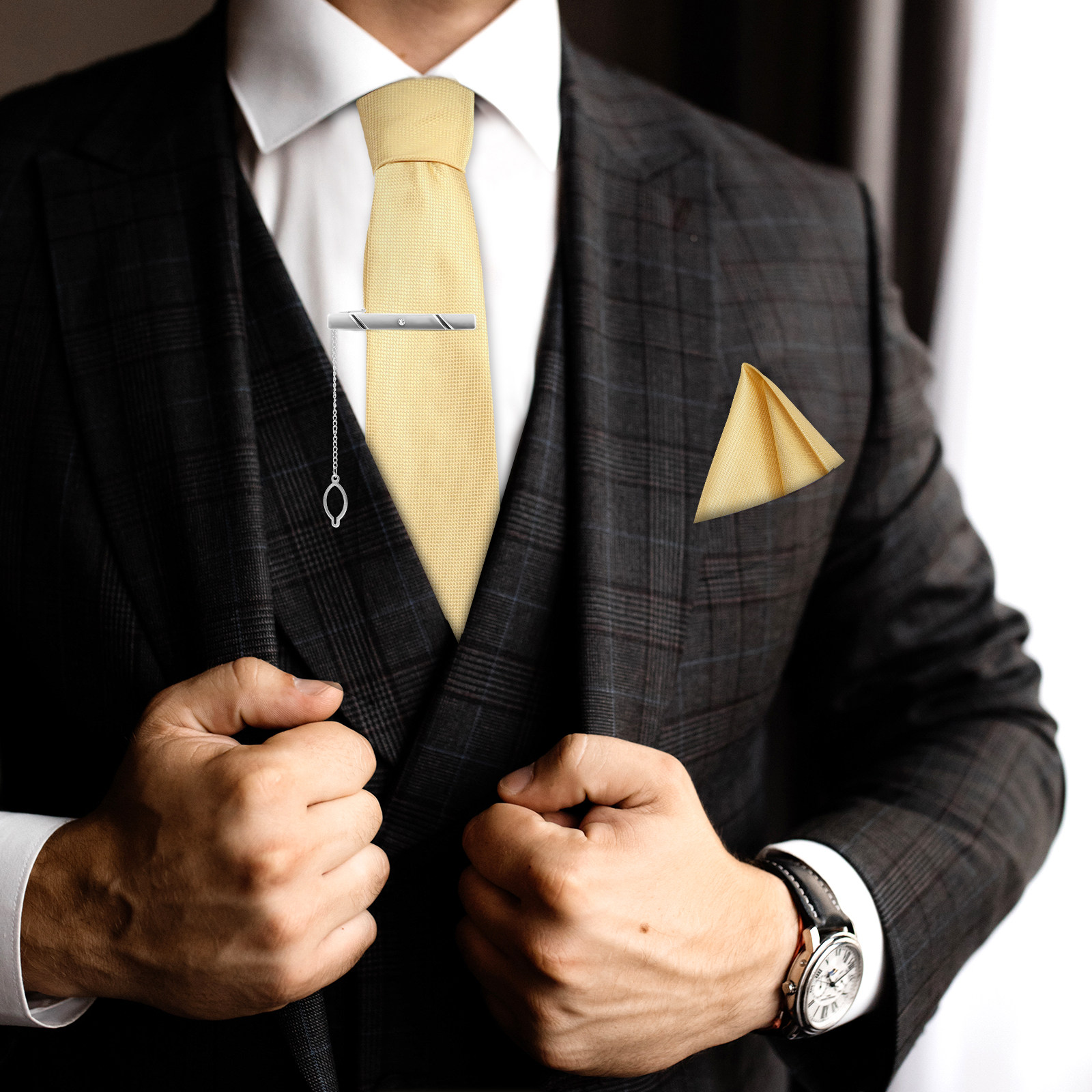 5-delige stropdasset: stropdas - Pocket Square Set recensie en prijs