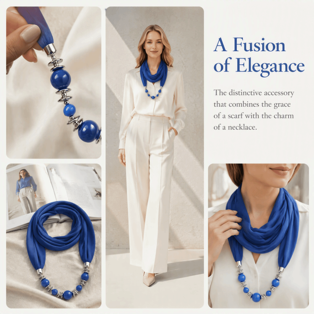 Nieuwe Chiffon Sjaal met Kraal - Infinity Scarf Knit recensie en prijs