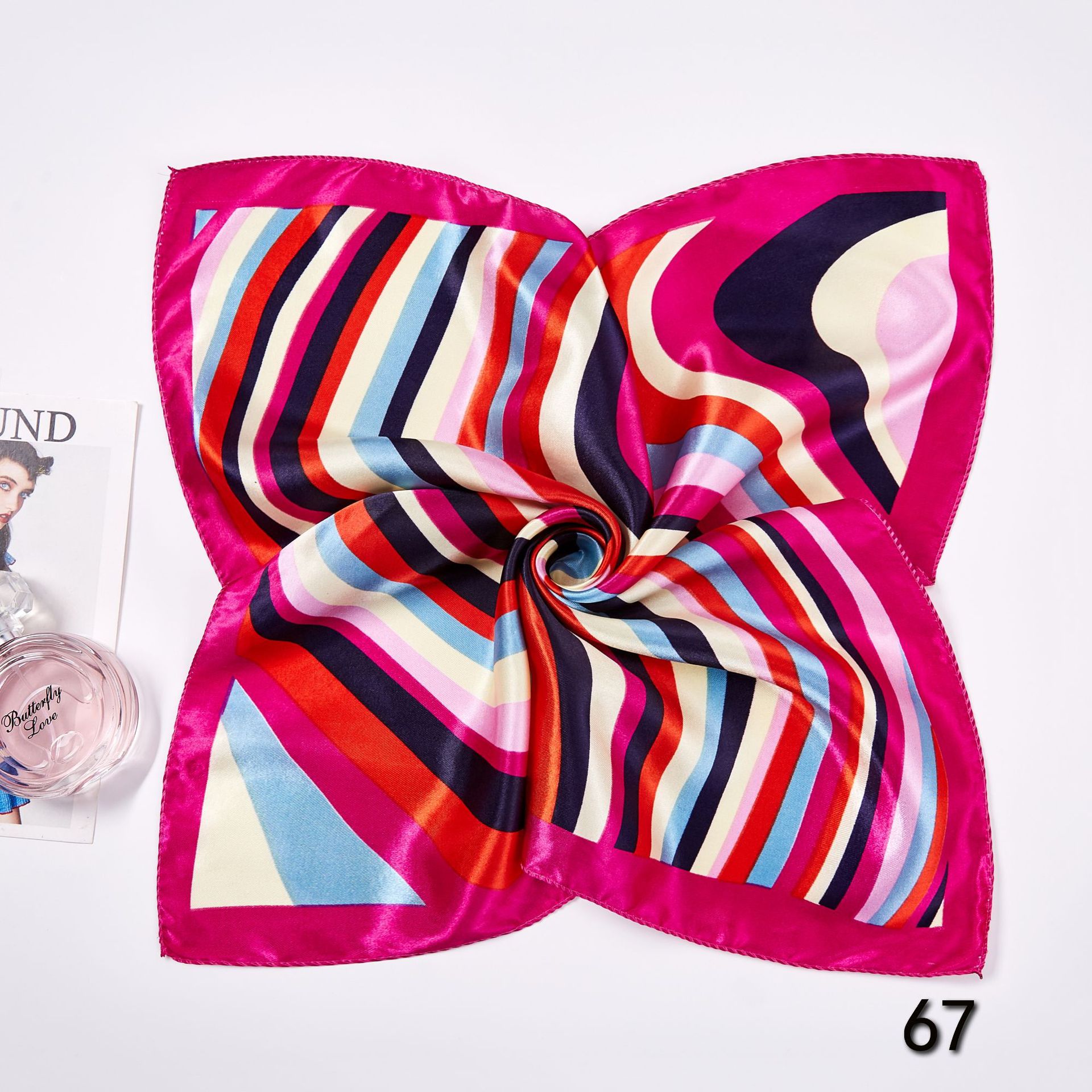 50*50 cm Vierkante Zijden Sjaa - Scarf Silk Square recensie en prijs
