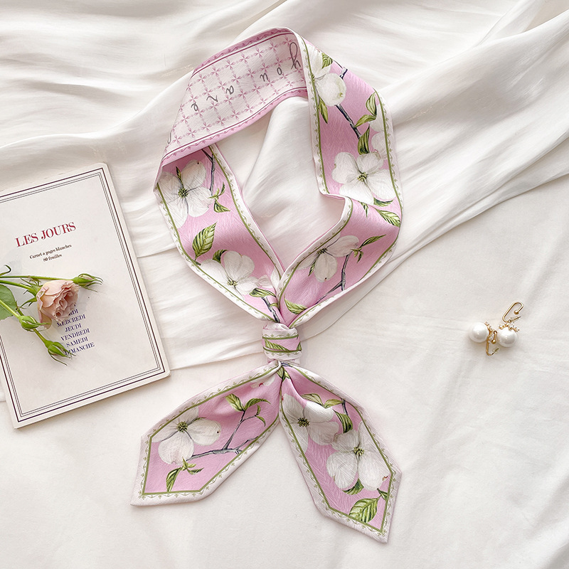 Koreaanse zijden satijnen lang - Silk Neck Scarf recensie en prijs