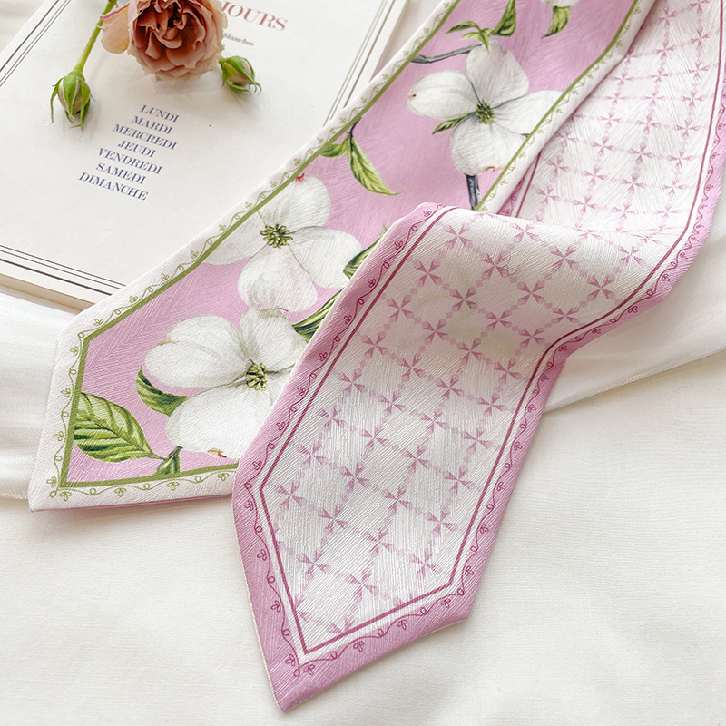 Koreaanse zijden satijnen lang - Silk Neck Scarf recensie en prijs