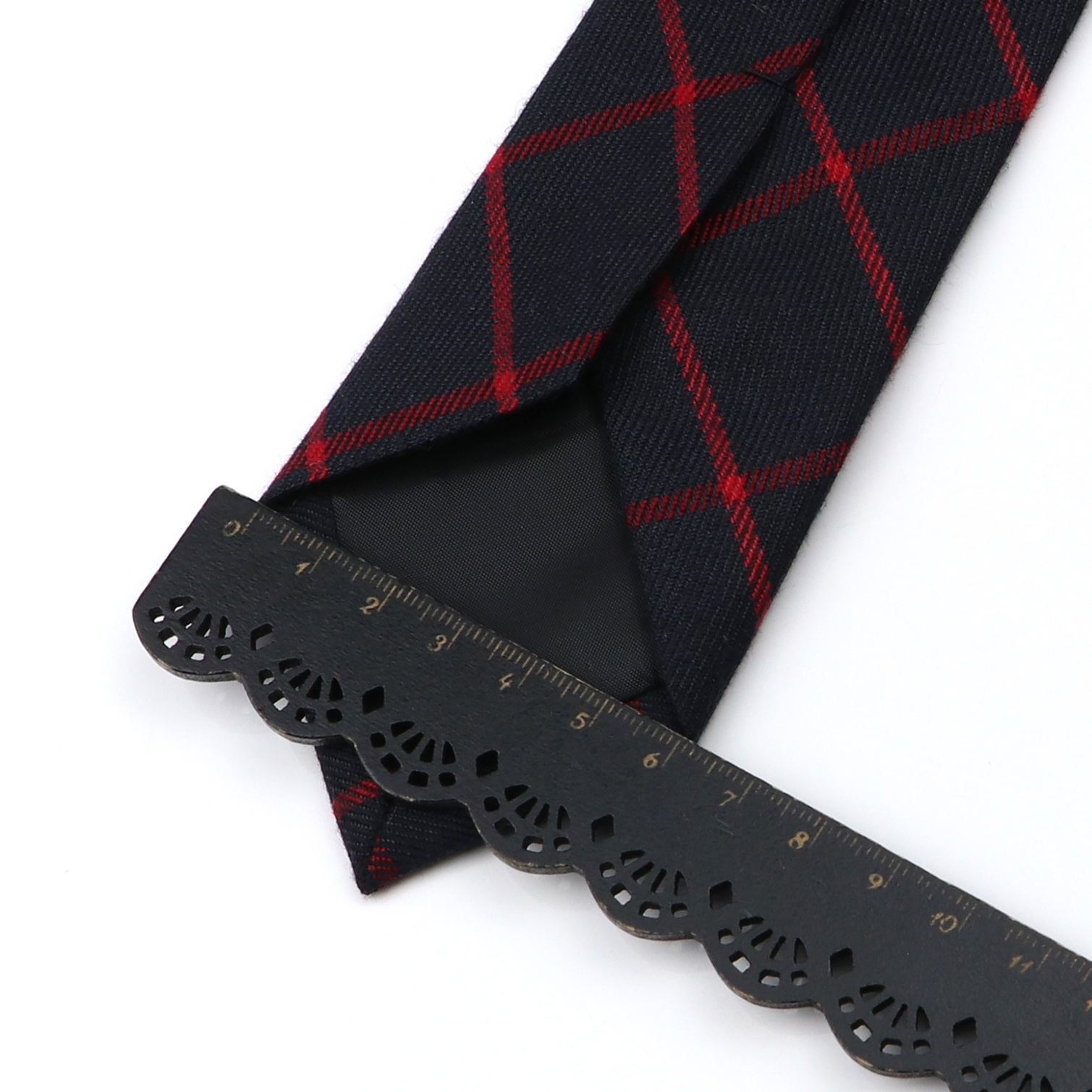 Klassieke Zwart Grijs Geruite  - Skinny Tie Men recensie en prijs