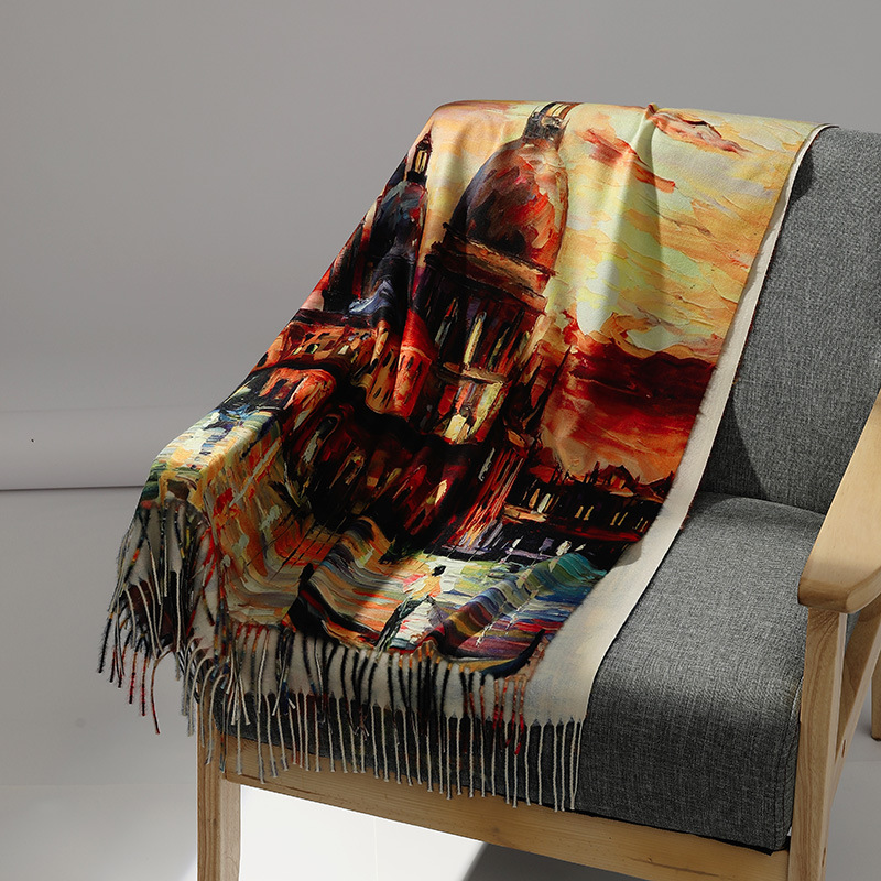 Luxe Merk Olieverfschilderij K - Muffler Men Wool recensie en prijs