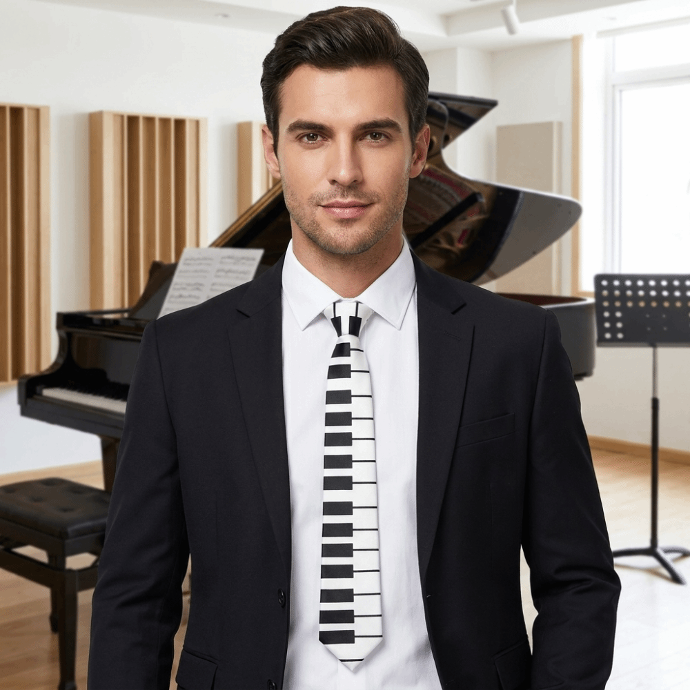 Eenvoudige magere pianostropda - Skinny Tie Men recensie en prijs