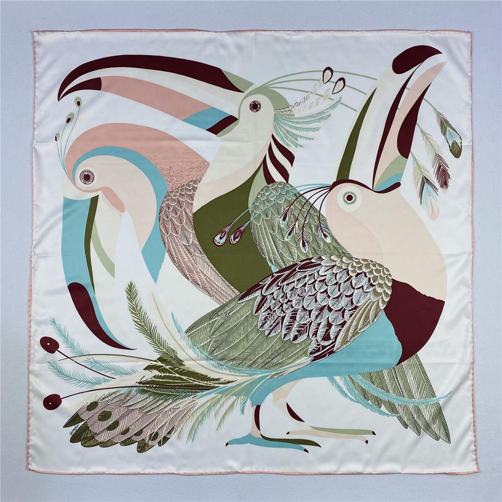 90Cm Luxe Papegaai Twill Zijde - Scarf Silk Square recensie en prijs